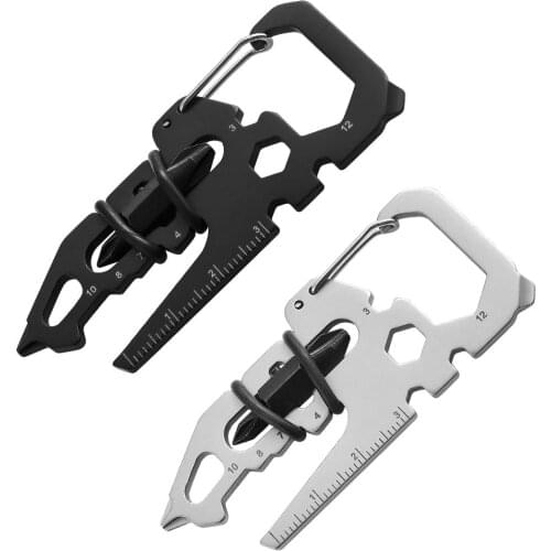 15 In 1 Outdoor Tools Card Multitool Card For Campers Function Six Angle Wrench Screwdriver Multi Tools