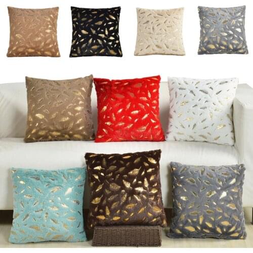 Feather Pillowcase Home Plush Cushion Cover Decorative Seat Sofa Bed Office Decoration Pillow Cover