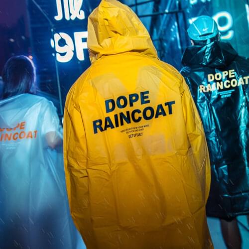 Waterproof PVP Rain Poncho Transparent Clear Raincoats Girls Men Rain Coat Women Adult Motorcycle Impermeable Gift Rain Gear