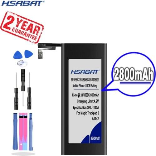 New Arrival [ HSABAT ] 2800mAh A1542 Replacement Wireless Trackpad Battery for Magic Trackpad 2 MJ2R2LL / A