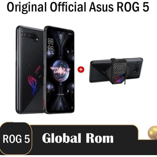 Original New Official Asus ROG 5 5G Cell Phone Snapdragon888 6.78inch AMOLED 65W Hyper Charge 6000mAh 64MP NFC Global Rom