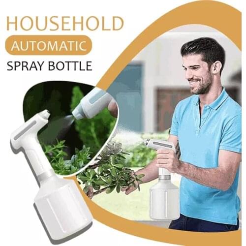 900ML USB Rechargeable Electric Spray Bottle Watering Tool for Flower Plant Water Cans Garden Electric Shower Watering