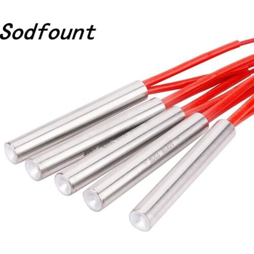 AC 220V 250W 10mm x 90mm Cylindrical Heating Tool Cartridge Heater Electricity Generation