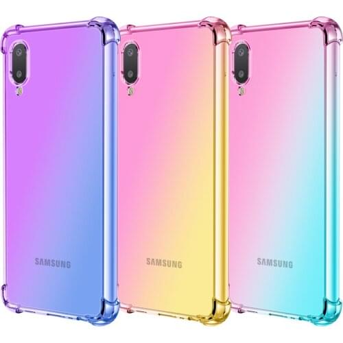 Shockproof Air Bag Flexible TPU Case for Samsung Galaxy A02 M02 A21S A32 A42 5G A52 A72 4G A51 A71 A81 S20 S21 Note 20 Cover