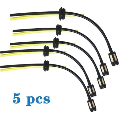 QHALEN 5Pcs Fuel Hose Oil Pipe with Tank Fuel Filter Chainsaw Parts for GT SRM Grass Strimmer Trimmer Brush Cutter