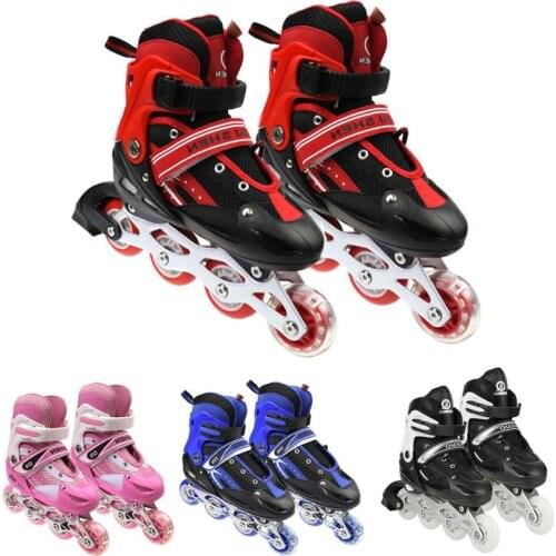 Inline Speed Skates Shoes Hockey Roller Skates Sneakers Rollers Women Men Roller Skates For Child Skates Inline Outdoor 3 Colors