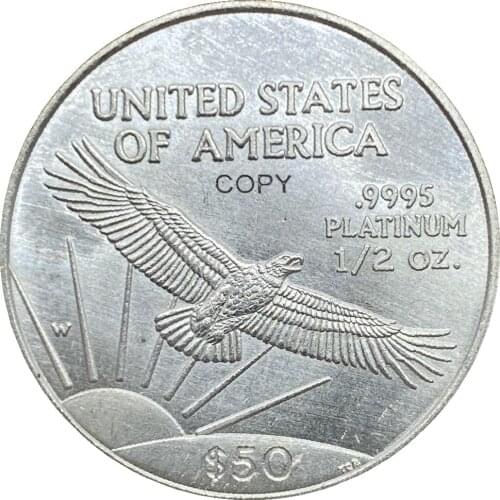 United States of America 50 Dollars Bullion Coinage 2003 W Plated Silver Copy Commemorative Coins