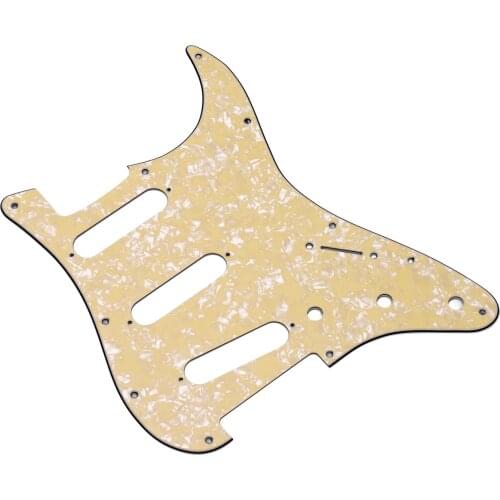 Standard 11 Hole Guitar Pickguard 3 Ply Panels Pickguard with Screws for ST Guitar
