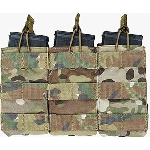 FMA Triple Molle M4 556 Magazine Pouch Vest Molle System MC 500D Fabric for Military Tactical Vest Storage Bag Free Shipping