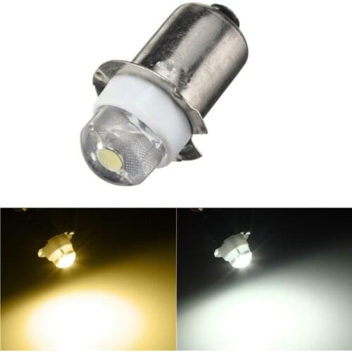 LED Light Bulb DC3V 6V P13.5S PR2 0.5W LED Warm White for Flashlight Replacement Bulb Torches Work Light Lamp 60-100Lumen