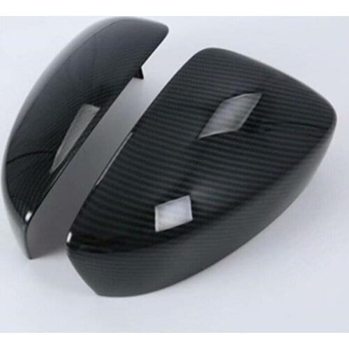 Carbon Fiber Car Side Door Rearview Mirror Cover Trim Decoration Fit For Mazda 6 Atenza 2018 2pcs/set