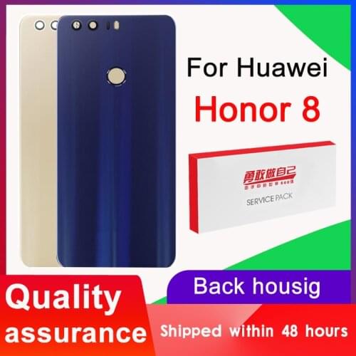 High Quality Back Housing Replacement For Huawei Honor 8 Back Cover Battery Glass Adhesive Sticker For Huawei Honor 8 Rear Cover