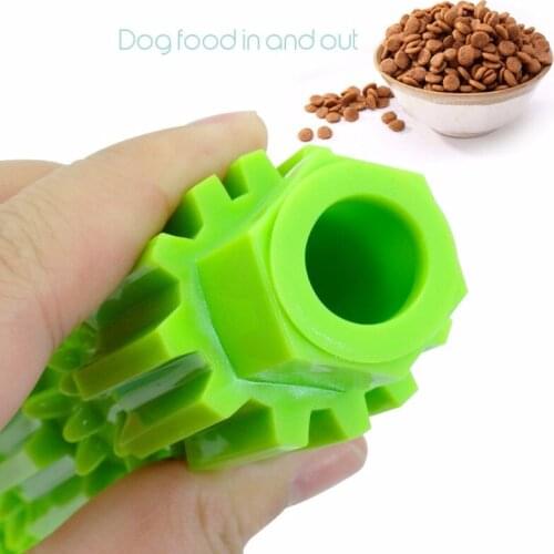 Funny TPR Rope Soft Dog Chew Toy Rubber Pet Dog Teeth Cleaning Toy Aggressive Chewers Food Treat Dispensing Toys for Puppy