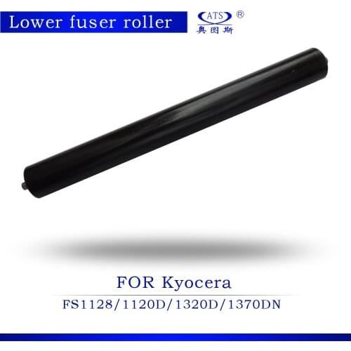 1pcs Copier Spare Parts Lower Roller Fuser Roller for FS1128 1120D 1320D 1370DN Photocopy Machine Part Pressure Roller