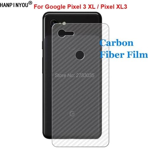 For Google Pixel 3 XL / Pixel XL3 6.2" 3D Anti-fingerprint Carbon Fiber Back Film Matte Screen Protector (Not Tempered Glass)