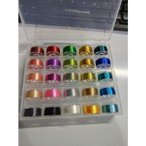 25Color/set Gold Silk Embroidery Threads For DIY Handcraft Knitting Cross Stitch Sewing Craft Supplies Materials