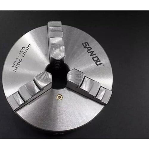 3 Jaw Lathe Chuck 80mm 100mm 125mm 130mm 160mm 200mm Self-Centering Metal Chuck CNC Metalworking Tool