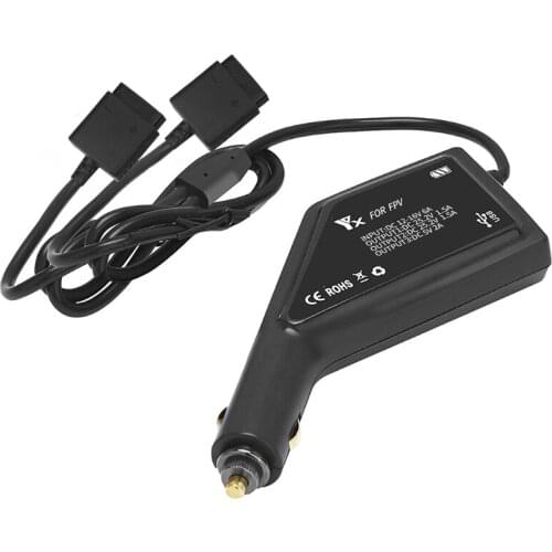 3In1 Battery Car Charger Fast Charge Adapter for D-JI FPV Combo Drone Battery