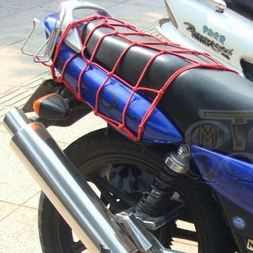30x30cm Hot Sale High quality Universal Bungee Cargo Net for Motorcycle Bike ATV Offroad Board GoCart accessories Helmet