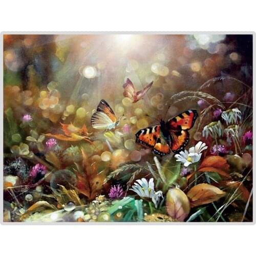 Butterflies and Flowers 5D DIY Diamond Painting Full Square/Round Diamond Embroidery Sale Picture of Rhinestones Home Decoration