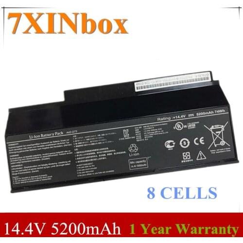 7XINbox 14.4V 5200mAh Original A42-G73 Laptop Battery For ASUS G53JW G53SW G53SX G73S G73JH VX7SX