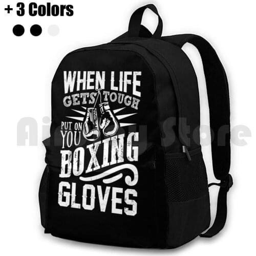 Boxing Gloves Outdoor Hiking Backpack Waterproof Camping Travel Boxing Gloves Gym Sport Life Sportislife Sportismylife Goodlife