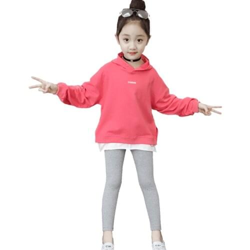 Kids Clothes Sweatshirt + Leggings Costume For Girls Spring Autumn Children Clothes Girl Casual Style Childrens Clothing