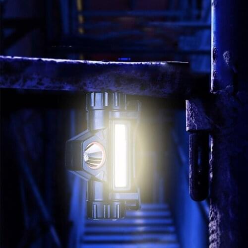 Headlamp Head Lamp Headlight Waterproof 2500lm Cob Led Built in Usb Rechargeable Battery Working 1Pc