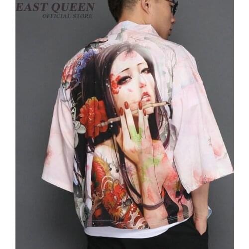 Yukata haori men Japanese kimono cardigan men samurai costume clothing kimono jacket mens kimono shirt yukata haori KK2230