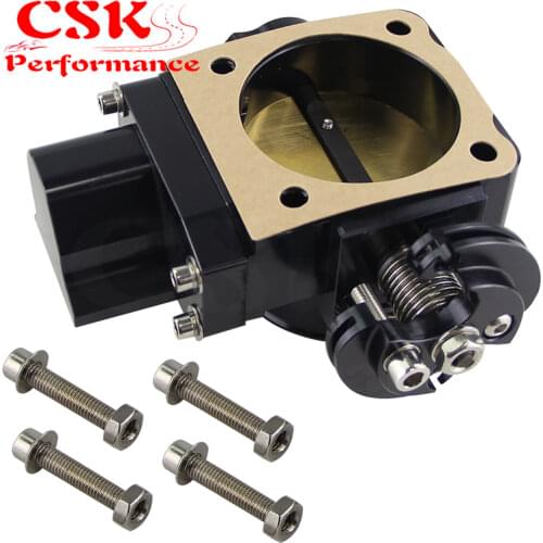 70mm Throttle Body fits for Mitsubishi EVO7 EVO8 EVO9 4G63 03-07 EVO 7 8 9 BLACK