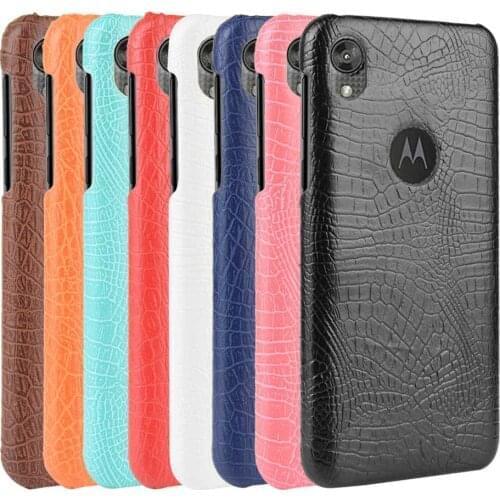 Leather phone Case For Motorola moto E6 / E6plus E6 Back cover Protective shell fundas