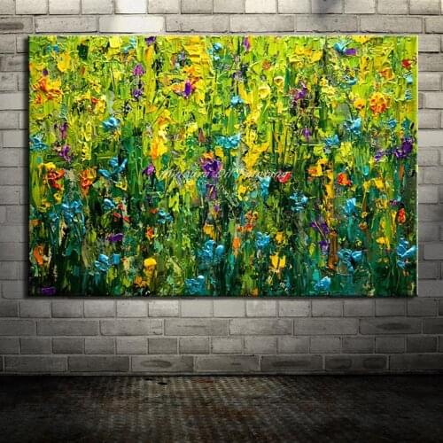 Hand Painted Canvas Paintings For Bedroom Decoration Pictures On The Wall Modern Abstract Oil Painting Unframed Canvas Art Wall