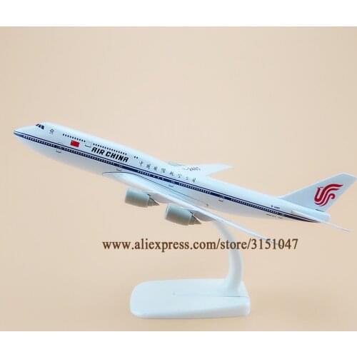 20CM Alloy Metal Air China B747-8 Airlines Airplane Model China Boeing 747-8 Airways Plane Model Aircraft Kids Gifts