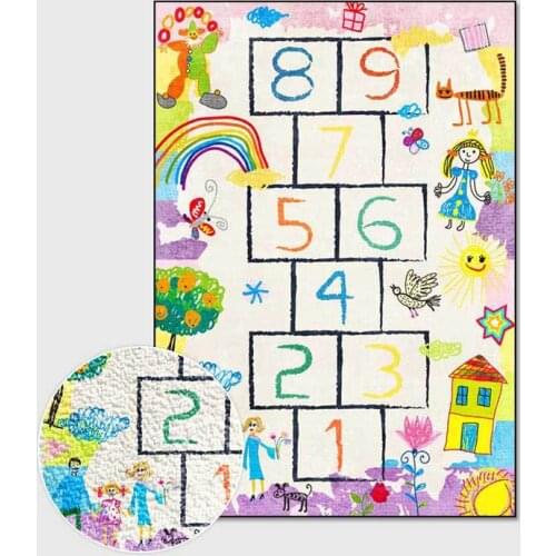 Cartoon Kids Non-Slip Carpets for Living Room Study Mat Absorbent Washable Area Rugs Child Bedroom Decor Floor Rug Drop Shipping