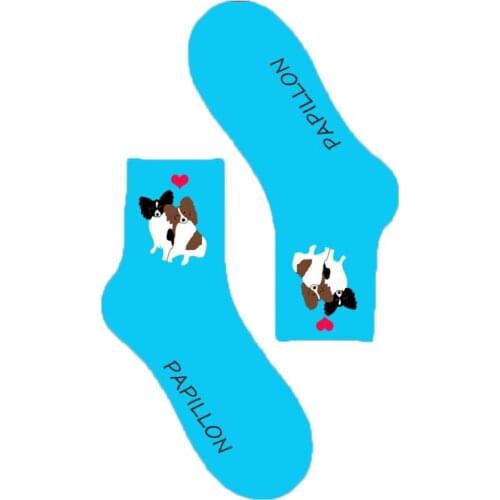 Valentines couple papillon socks women 50 pairs/lot wholesale