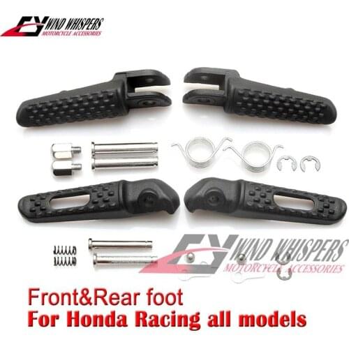 Motorcycle Front Rear Footrests Foot pegs For Honda CBR600RR CBR600 F4 F4i F5 VFR800 CBR900 CBR925 954 CBR1000RR CBR1000 VTR1000