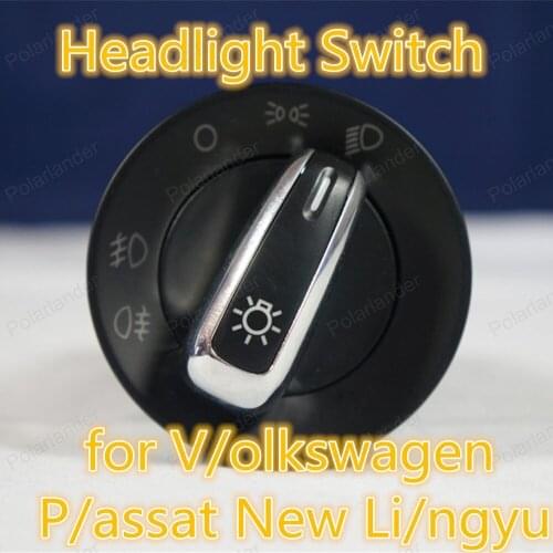 Polarlander Fog Headlight Lamp Knob Button for V/olkswagen P/assat New Li/ngyu Headlight Switch 3BD941531