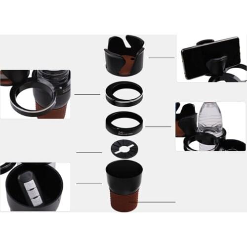Portable Multifunction Car Plastic Cup Holder Vehicle Sunglass Phone Drink Holder For Smart Fortwo Forfour Accessories Shelving