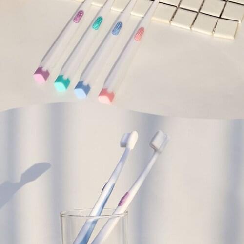 1pc Soft Toothbrush Oral Care Healthy Teeth Cleaning Tool Friendly Portable Travel Flexible Tooth Brushes Tools for Supplies