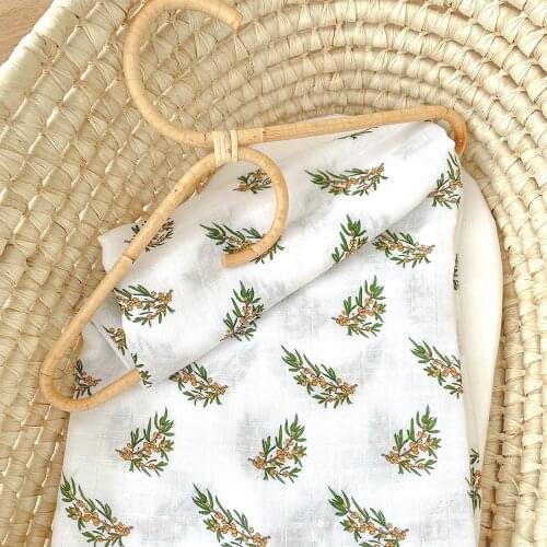 Rainbo&Iris #Fresh Style# Bamboo Cotton Muslin Swaddle Nursing Cover Bed Blanket Photography Cloth 120x120cm