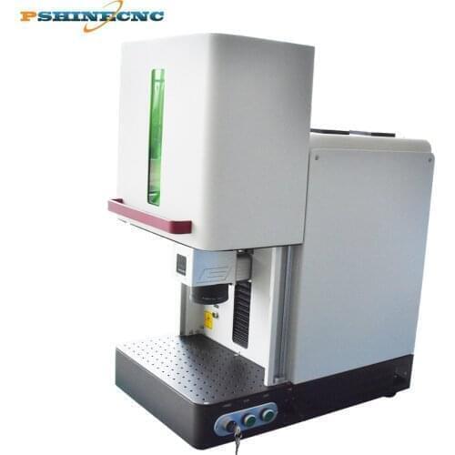 Raycus Marker 20W 30W 50W mini fiber laser cnc engraving machine enclosed