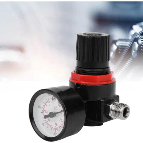 G1/4 Aluminum Alloy Air Pressure Regulator Gauge Regulating Valve Pneumatic Spray Gun Accessory