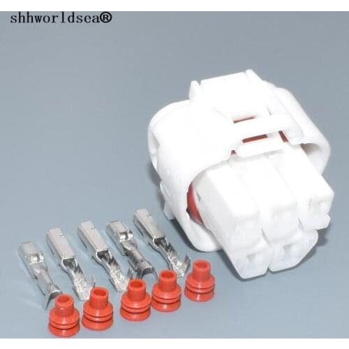 Shhworldsea 1/2/5/30/100sets 2.2mm 5pin Auto Oil pump plug for Toyota Camry Corolla Modern Gasoline Plug Connector 90980-11077