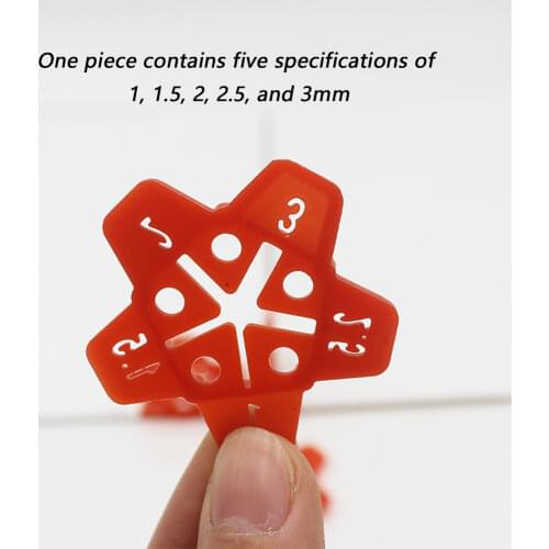 50pcs Gap Tile Leveling System Locator Cross Tile Floor Construction Tools Removable Wall Ceramic Gap Locator Construction Tools