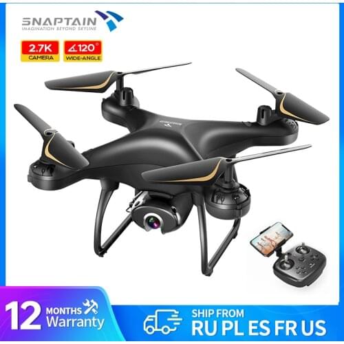 SNAPTAIN SP650 Drone Camera 2K HD Video Camera Drone Voice Gesture Control Wide Angle headless Foldable Quadcopter RC dron