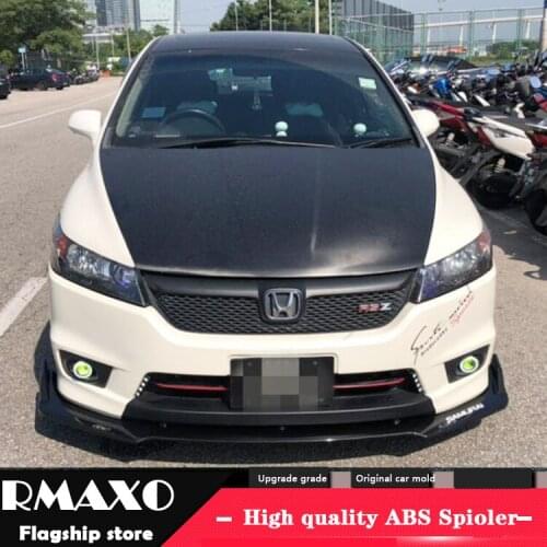 For Honda Stream Front shovel Body kit spoiler 2004-2017 Stream ABS Rear lip rear spoiler front Bumper Diffuser Protector