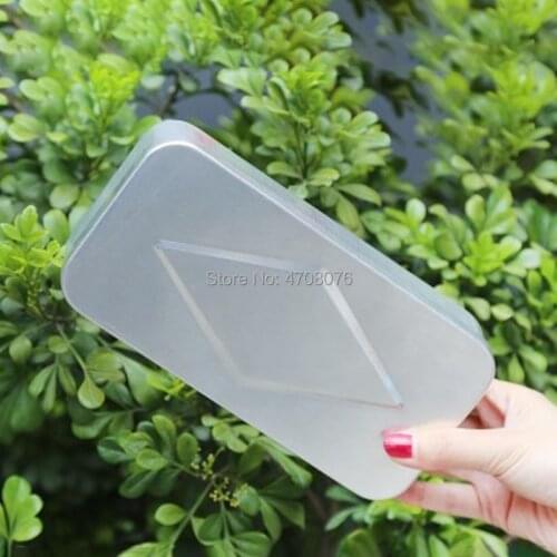 Sterile needle box aluminium Acupuncture tool case Oval pin box Rectangle syringe case Medical safety box 50ml 4pcs/pack