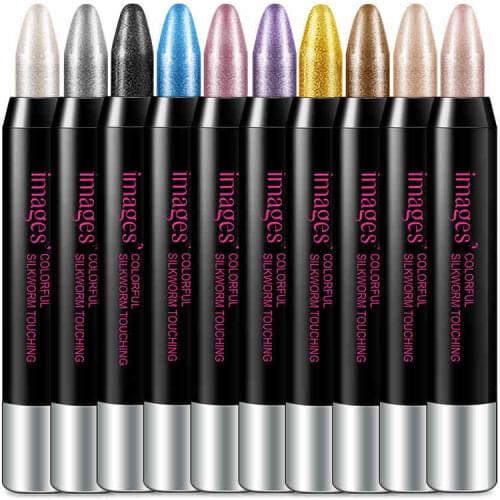 BIOAQUA Eye Shadow Pencil Eyeliner Waterproof eyeshadow Long-lasting Easy to Wear Shimmer Natural Eye shadow pencil