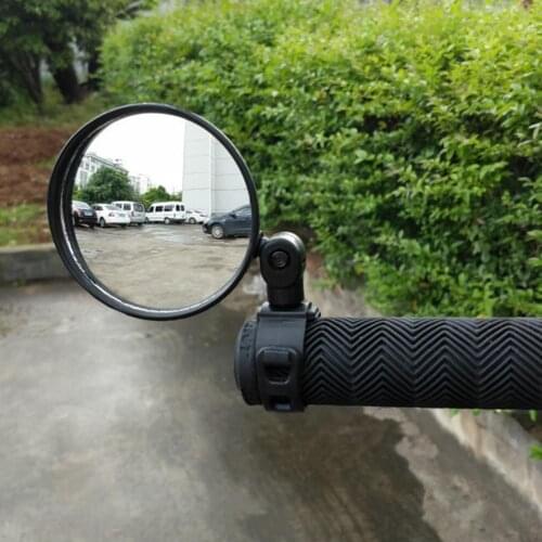 Bicycle Rearview Mirrors Cycling Rearview Mirrors MTB Wide-angle Convex Rearview Mirrors Silicone Handle Bike Accessories