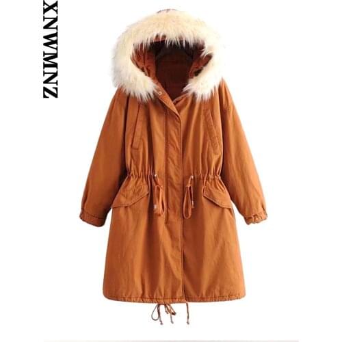 Женские куртки с мехом XNWMNZ China At AliExpress